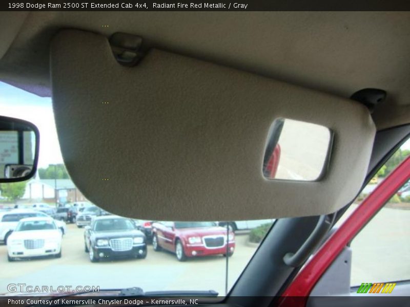 Radiant Fire Red Metallic / Gray 1998 Dodge Ram 2500 ST Extended Cab 4x4