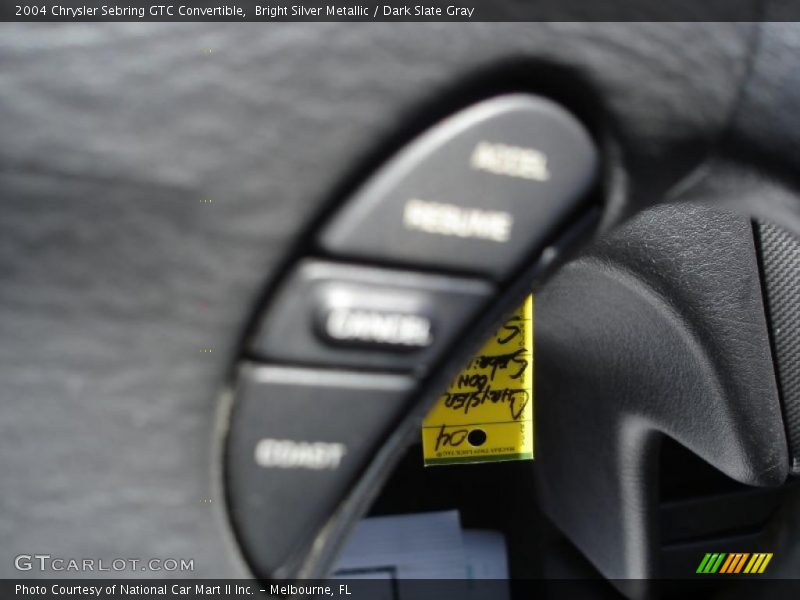 Bright Silver Metallic / Dark Slate Gray 2004 Chrysler Sebring GTC Convertible