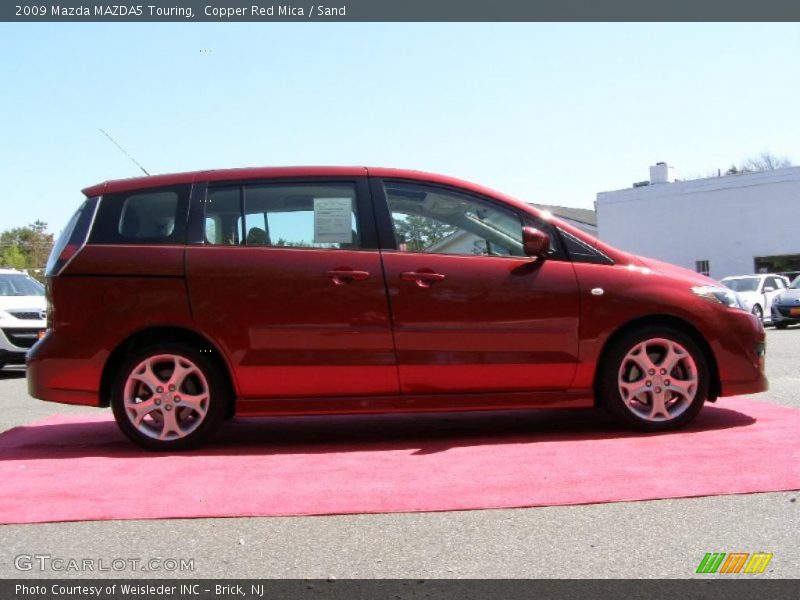 Copper Red Mica / Sand 2009 Mazda MAZDA5 Touring
