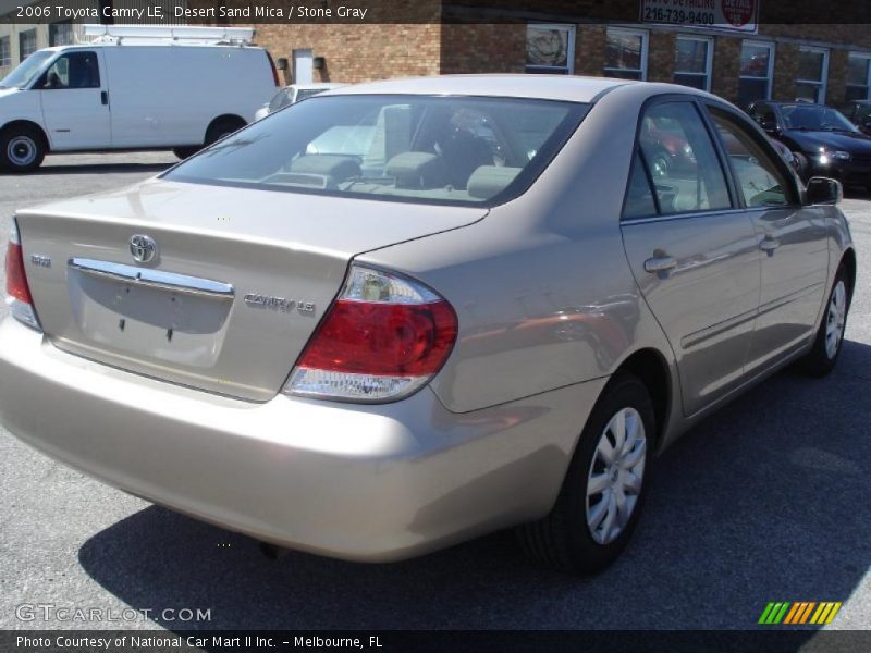 Desert Sand Mica / Stone Gray 2006 Toyota Camry LE