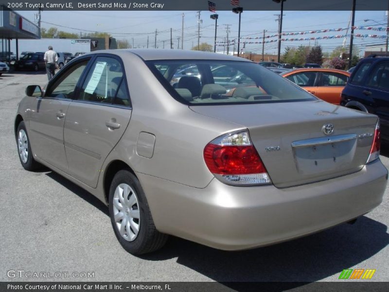 Desert Sand Mica / Stone Gray 2006 Toyota Camry LE