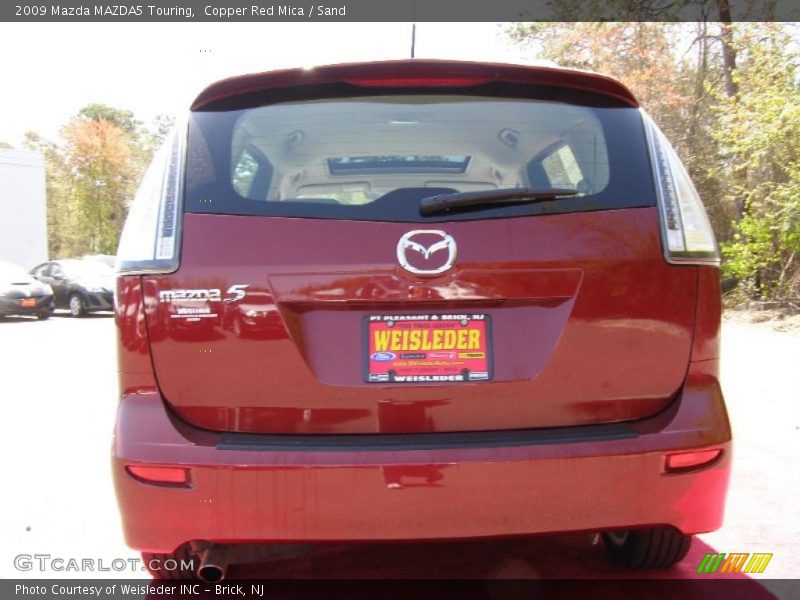 Copper Red Mica / Sand 2009 Mazda MAZDA5 Touring