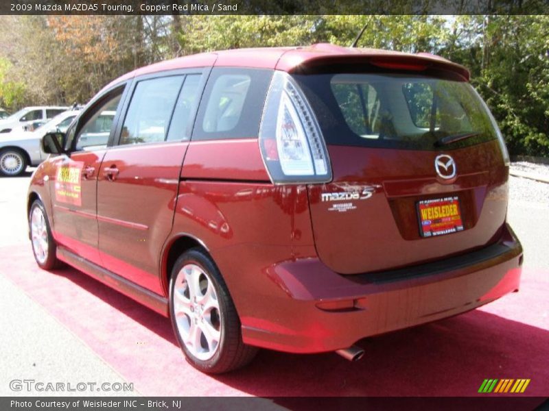 Copper Red Mica / Sand 2009 Mazda MAZDA5 Touring