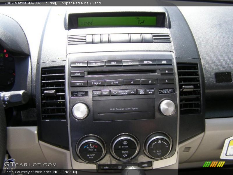 Copper Red Mica / Sand 2009 Mazda MAZDA5 Touring