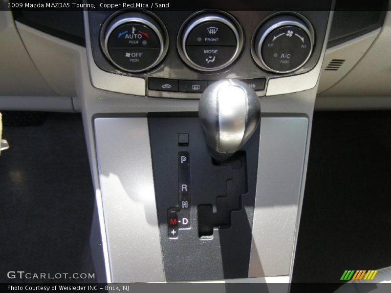 Copper Red Mica / Sand 2009 Mazda MAZDA5 Touring