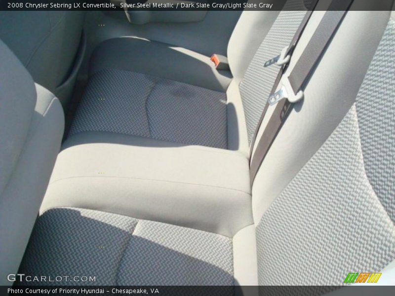 Silver Steel Metallic / Dark Slate Gray/Light Slate Gray 2008 Chrysler Sebring LX Convertible