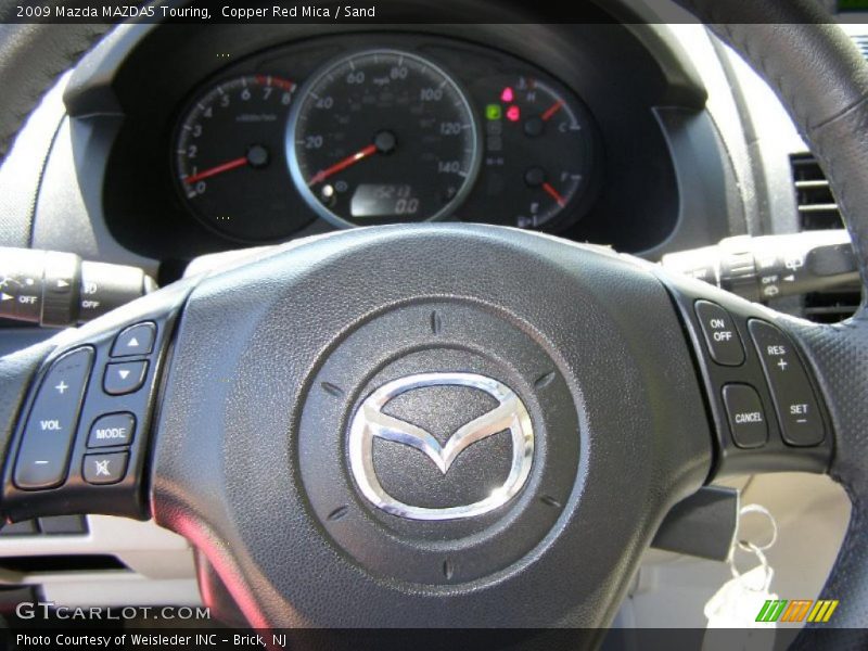 Copper Red Mica / Sand 2009 Mazda MAZDA5 Touring