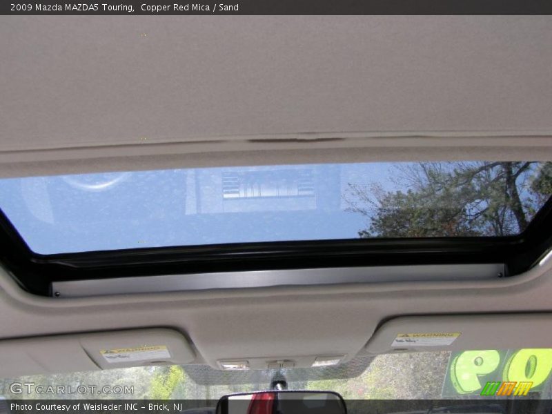 Copper Red Mica / Sand 2009 Mazda MAZDA5 Touring