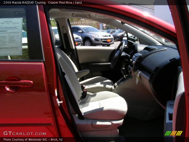 Copper Red Mica / Sand 2009 Mazda MAZDA5 Touring