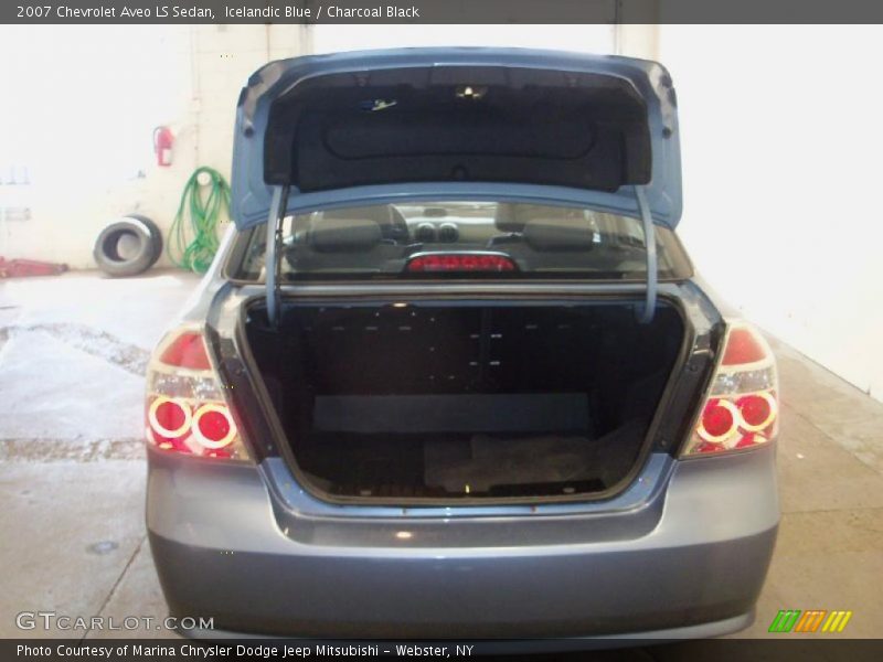 Icelandic Blue / Charcoal Black 2007 Chevrolet Aveo LS Sedan