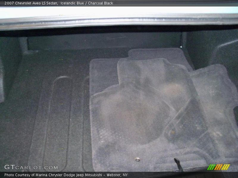 Icelandic Blue / Charcoal Black 2007 Chevrolet Aveo LS Sedan