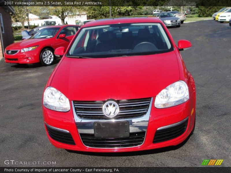 Salsa Red / Anthracite 2007 Volkswagen Jetta 2.5 Sedan