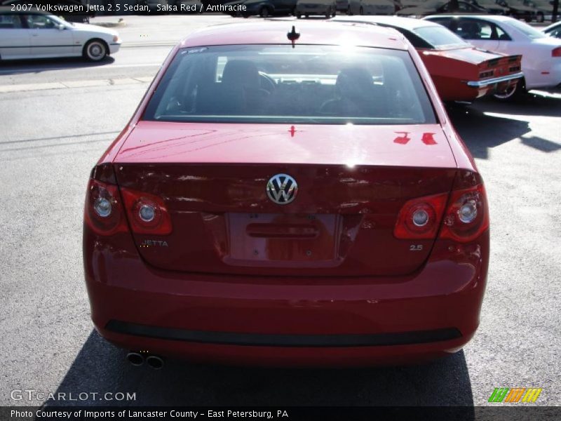 Salsa Red / Anthracite 2007 Volkswagen Jetta 2.5 Sedan