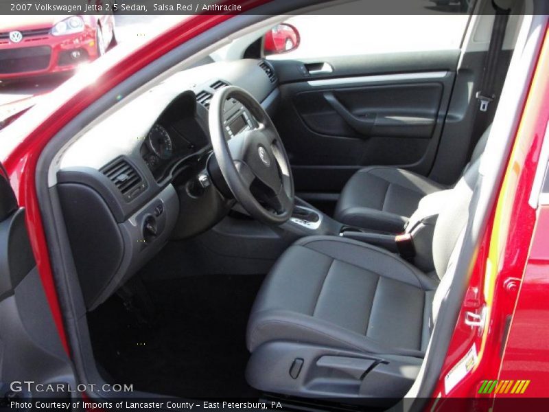 Salsa Red / Anthracite 2007 Volkswagen Jetta 2.5 Sedan