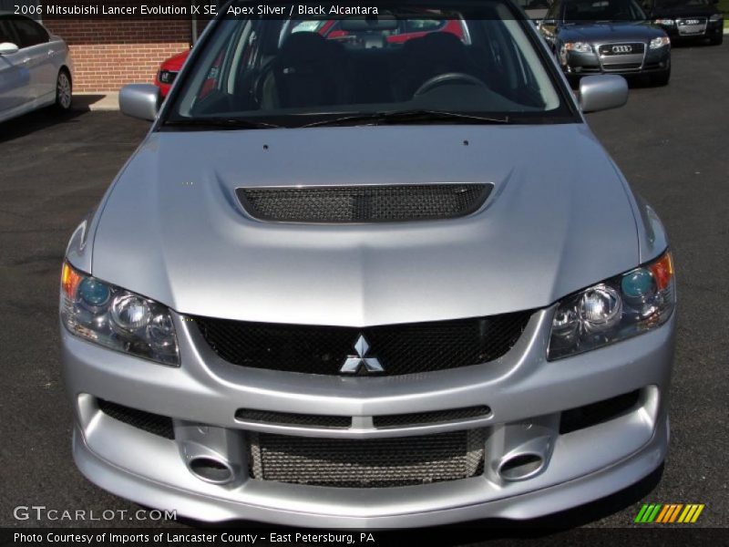 Apex Silver / Black Alcantara 2006 Mitsubishi Lancer Evolution IX SE