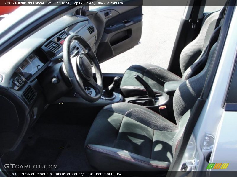 Apex Silver / Black Alcantara 2006 Mitsubishi Lancer Evolution IX SE