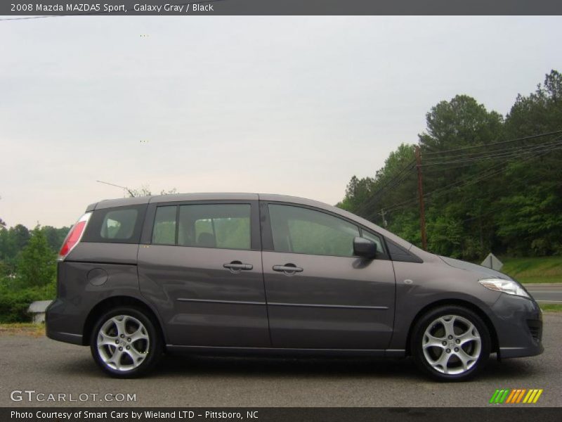 Galaxy Gray / Black 2008 Mazda MAZDA5 Sport