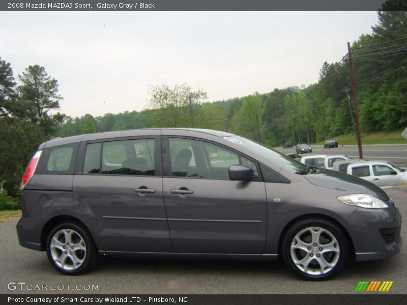 Galaxy Gray / Black 2008 Mazda MAZDA5 Sport