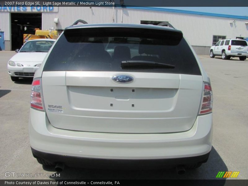 Light Sage Metallic / Medium Light Stone 2007 Ford Edge SE