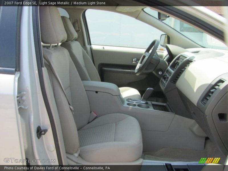 Light Sage Metallic / Medium Light Stone 2007 Ford Edge SE