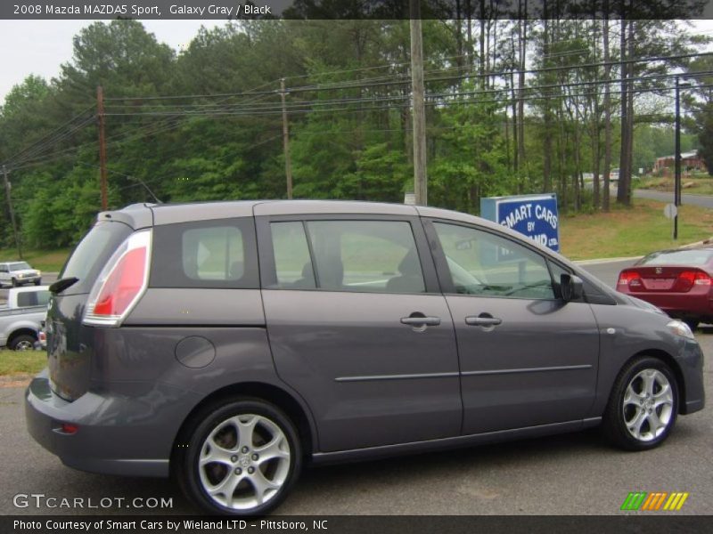 Galaxy Gray / Black 2008 Mazda MAZDA5 Sport