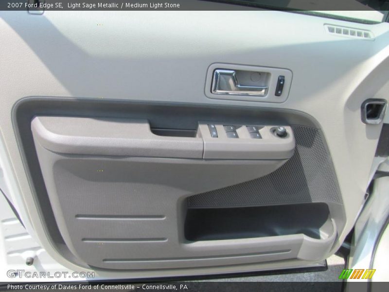 Light Sage Metallic / Medium Light Stone 2007 Ford Edge SE