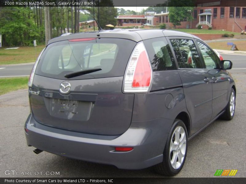 Galaxy Gray / Black 2008 Mazda MAZDA5 Sport