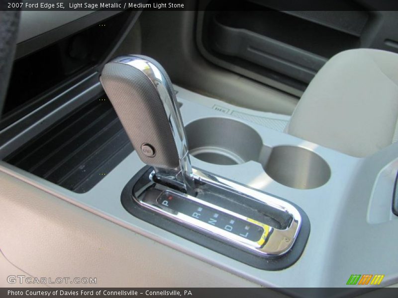 Light Sage Metallic / Medium Light Stone 2007 Ford Edge SE