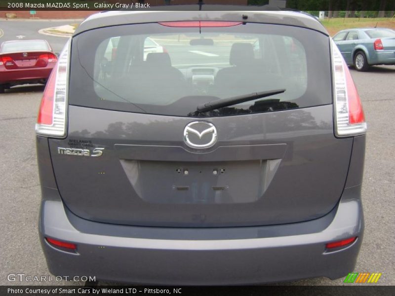Galaxy Gray / Black 2008 Mazda MAZDA5 Sport