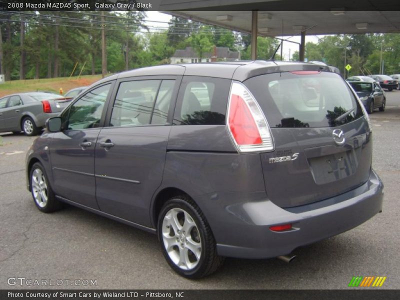 Galaxy Gray / Black 2008 Mazda MAZDA5 Sport