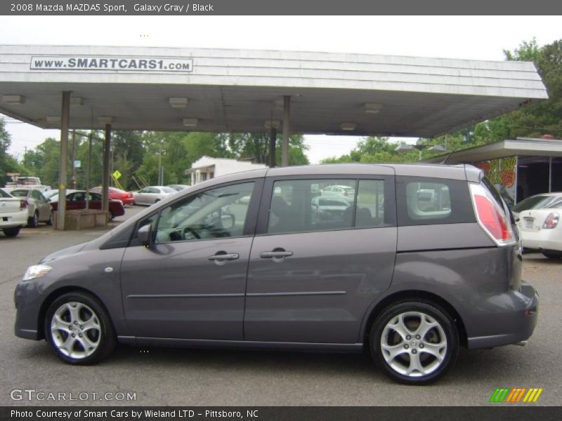 Galaxy Gray / Black 2008 Mazda MAZDA5 Sport