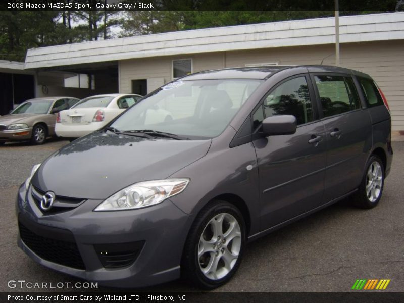 Galaxy Gray / Black 2008 Mazda MAZDA5 Sport