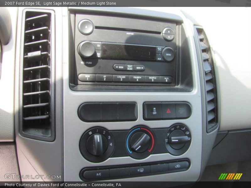 Light Sage Metallic / Medium Light Stone 2007 Ford Edge SE