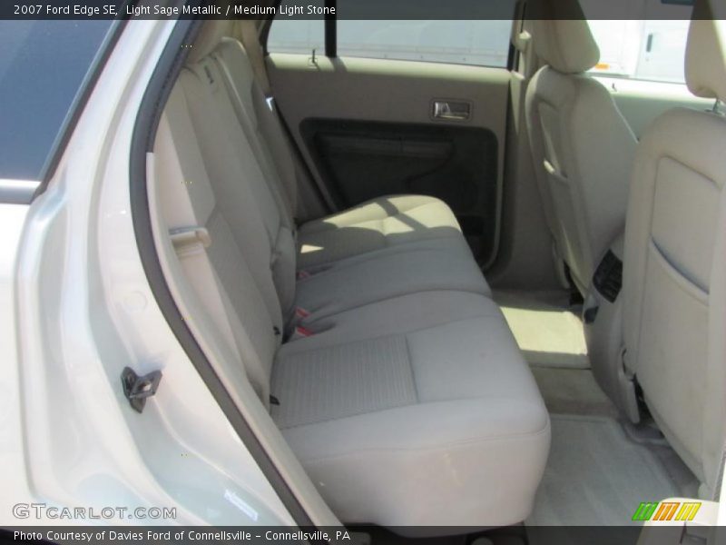 Light Sage Metallic / Medium Light Stone 2007 Ford Edge SE