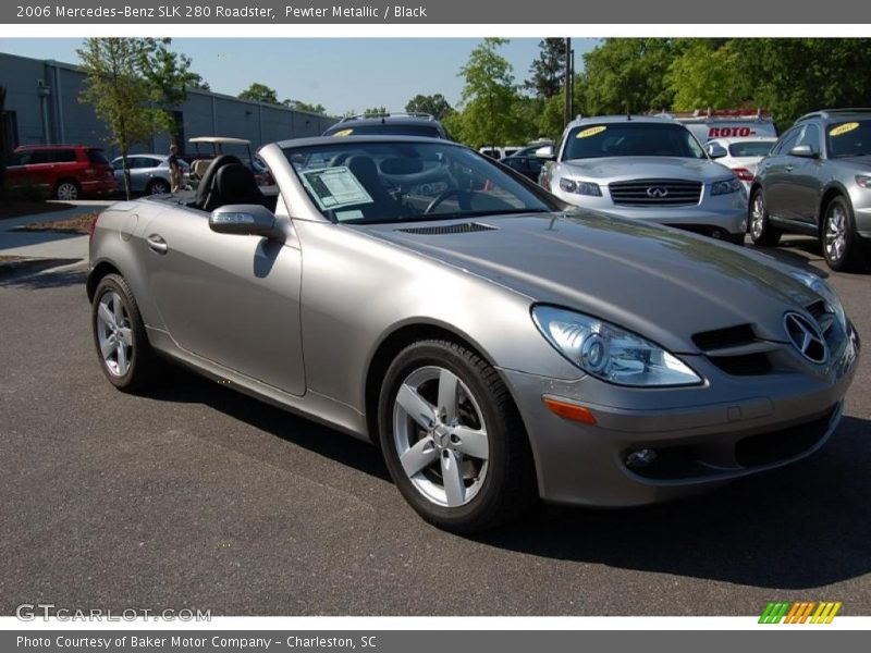 Pewter Metallic / Black 2006 Mercedes-Benz SLK 280 Roadster