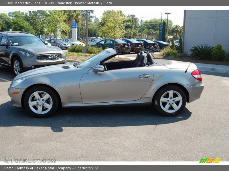 Pewter Metallic / Black 2006 Mercedes-Benz SLK 280 Roadster