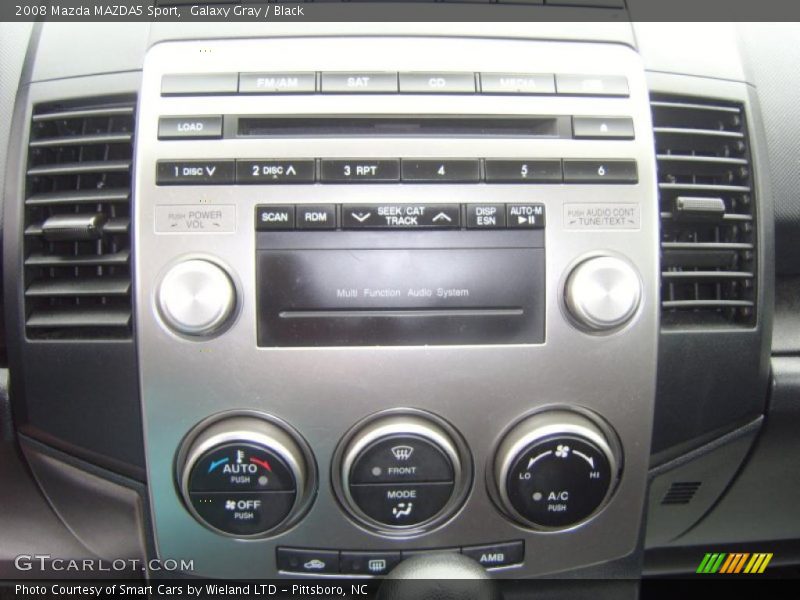 Galaxy Gray / Black 2008 Mazda MAZDA5 Sport