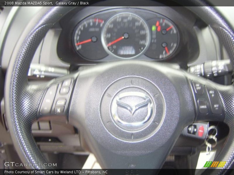 Galaxy Gray / Black 2008 Mazda MAZDA5 Sport