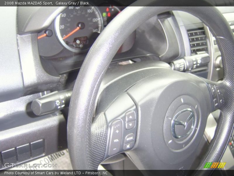 Galaxy Gray / Black 2008 Mazda MAZDA5 Sport