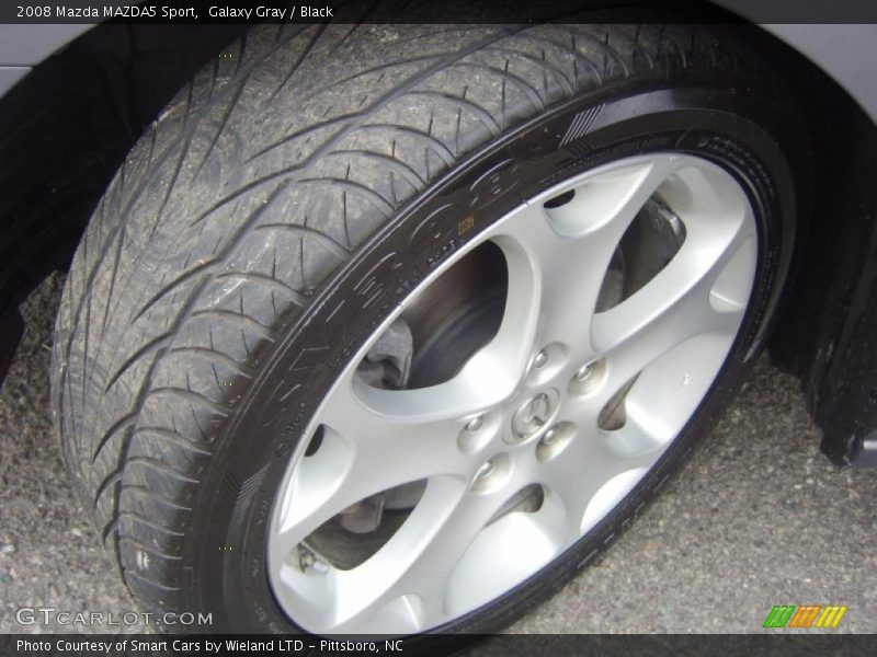 Galaxy Gray / Black 2008 Mazda MAZDA5 Sport