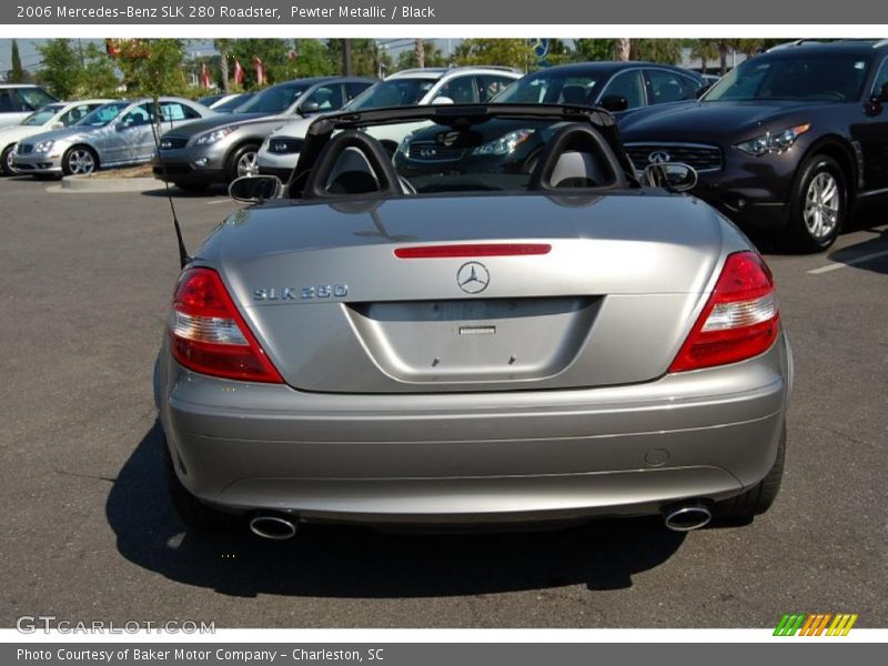 Pewter Metallic / Black 2006 Mercedes-Benz SLK 280 Roadster
