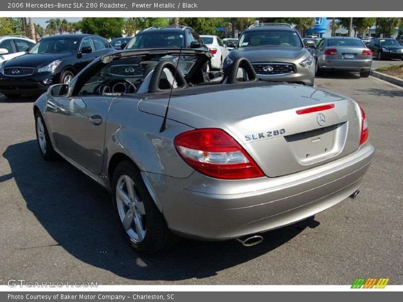 Pewter Metallic / Black 2006 Mercedes-Benz SLK 280 Roadster