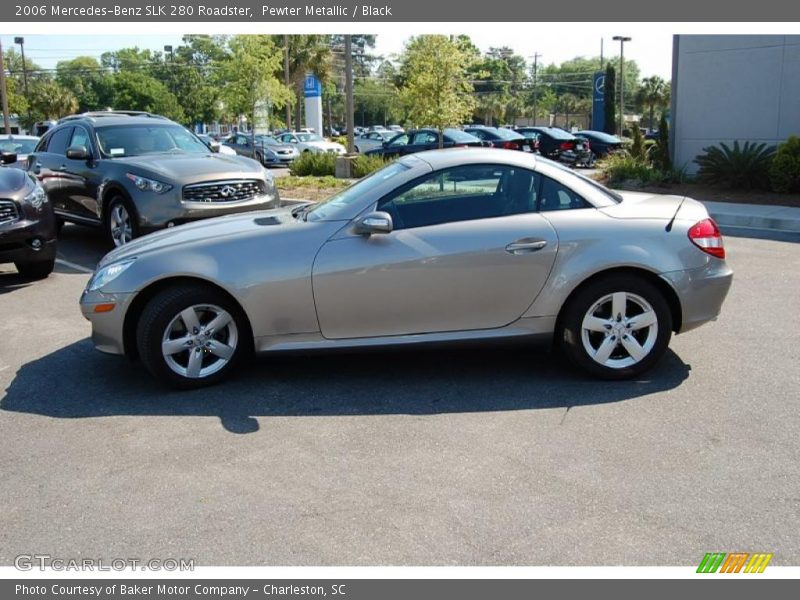 Pewter Metallic / Black 2006 Mercedes-Benz SLK 280 Roadster