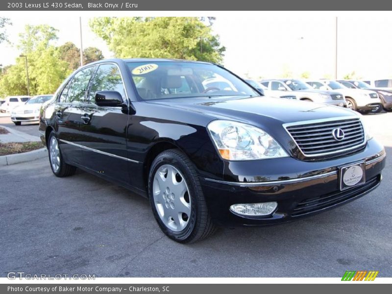 Black Onyx / Ecru 2003 Lexus LS 430 Sedan