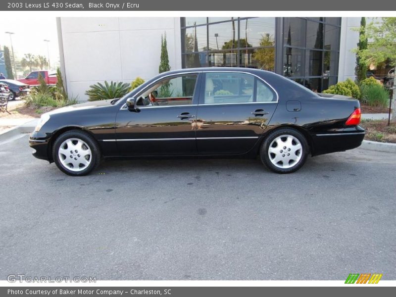 Black Onyx / Ecru 2003 Lexus LS 430 Sedan