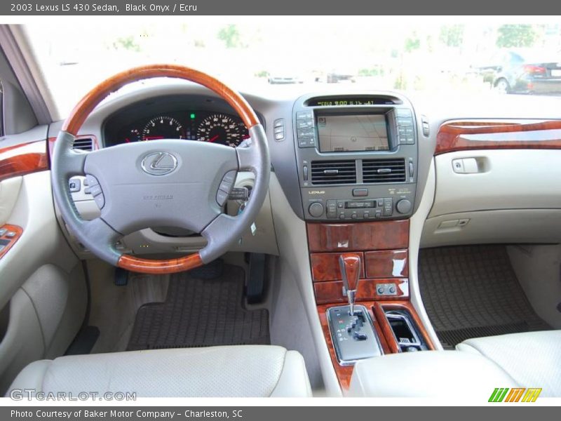 Black Onyx / Ecru 2003 Lexus LS 430 Sedan