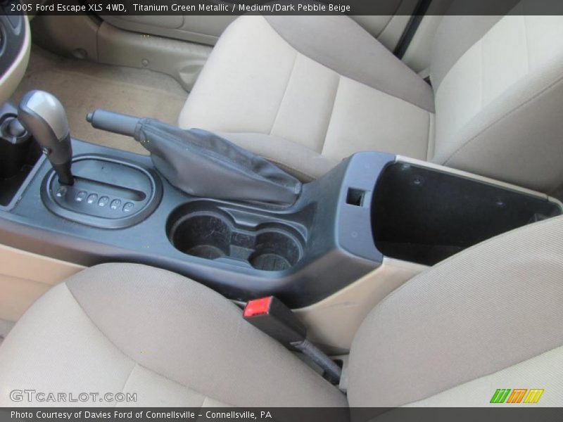 Titanium Green Metallic / Medium/Dark Pebble Beige 2005 Ford Escape XLS 4WD