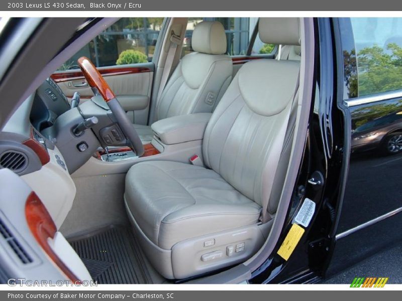 Black Onyx / Ecru 2003 Lexus LS 430 Sedan
