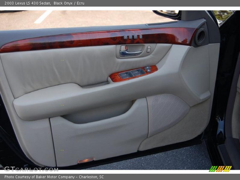 Black Onyx / Ecru 2003 Lexus LS 430 Sedan