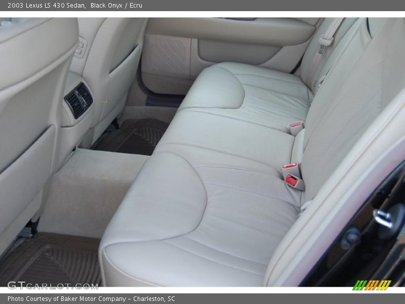 Black Onyx / Ecru 2003 Lexus LS 430 Sedan